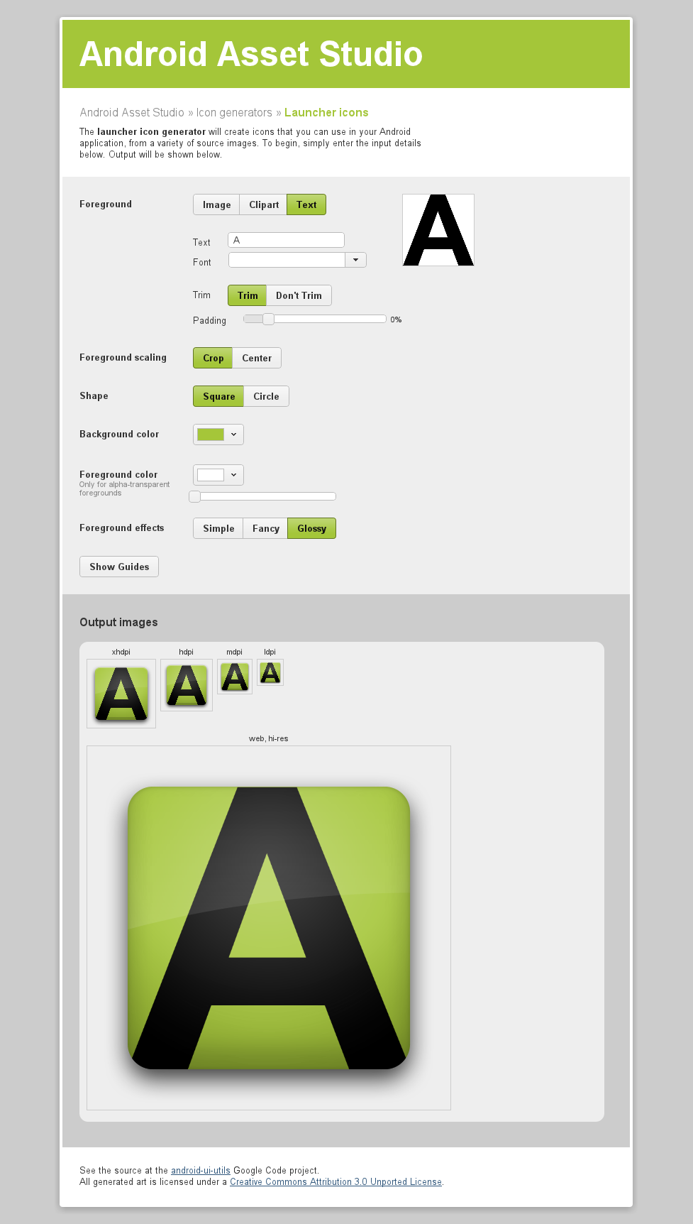 Association remaining invention Android Asset Studio – Generate Icons for your Android App – Making Money  With Android