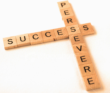 Success / Persevere in Scrabble Tiles